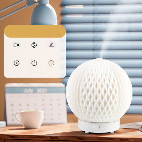 2-in-1 Essential Oil Diffuser & Air Humidifier – USB-Powered Aroma Mist for Home & Office (موزع الزيوت العطرية وجهاز ترطيب الهواء)